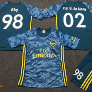 ÁO ARSENAL XANH BIỂN IN CHO KHÁCH