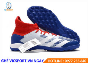 GIÀY CỔ CAO ADIDAS PREDATOR 20.3 MÀU TRẮNG XANH