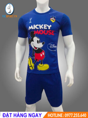 ÁO ĐÁ BANH  MICKEY MOUSE MÀU XANH BÍCH