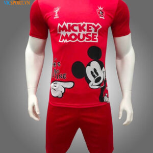 ÁO ĐÁ BANH MICKEY MOUSE MÀU ĐỎ