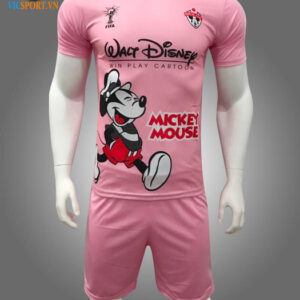 ÁO ĐÁ BANH MICKEY MOUSE MÀU HỒNG