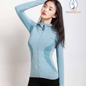 ÁO KHOÁC DỆT NỮ 08 MÀU XANH