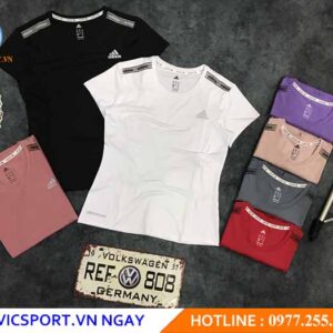 ÁO THUN NỮ ADIDAS SỌC VAI