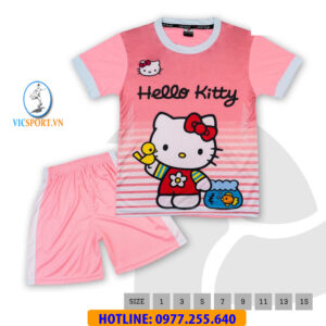 ÁO TRẺ EM HELLO KITTY MÀU HỒNG