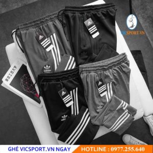 QUẦN DÀI NAM ỐNG SUÔN ADIDAS BA SỌC