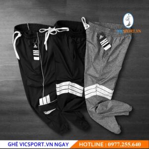 QUẦN JOGGER NAM ADIDAS SỌC ĐẦU GỐI