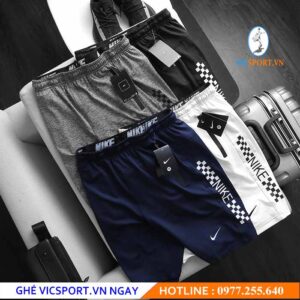 QUẦN SHORT NAM NIKE SỌC HÔNG ĐẸP MÊ