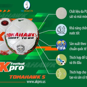 BÓNG ĐÁ SỐ 5 AK PRO TOMAHAWK S