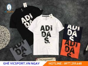 ÁO THUN NAM CHỮ ADIDAS MẶT TRƯỚC