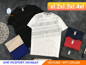 ÁO NAM BIG SIZE NIKE PRO CHỮ NGỰC