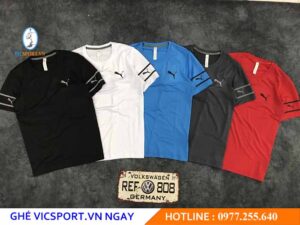 ÁO THUN NAM PUMA SỌC CÁNH TAY