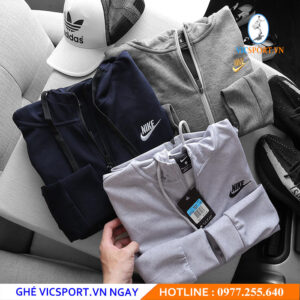 ÁO KHOÁC THUN NAM NIKE TRƠN ĐẸP MÊ