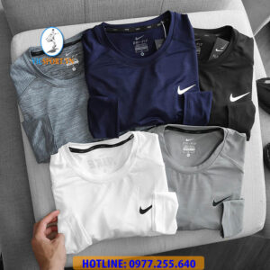 ÁO TAY DÀI NAM NIKE VẢI XƯỢC ĐẸP MÊ