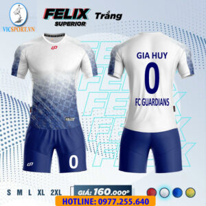 FC GUARDIANS - ÁO FELIX TRẮNG