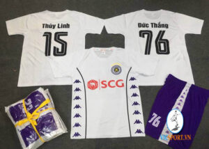 ÁP HÀ NỘI FC TRẮNG IN CHO KHÁCH