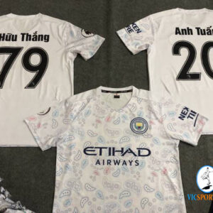 ÁO MAN CITY TRẮNG IN CHO KHÁCH