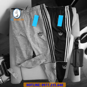 QUẦN JOGGER NAM ADIDAS THUN POLY 3 SỌC LỬNG