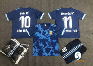 ÁO ARGENTINA XANH TRẺ EM