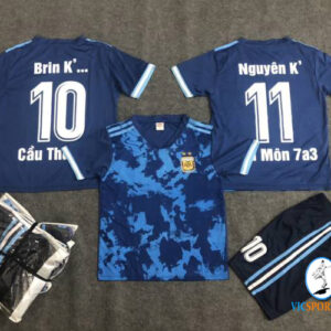 ÁO ARGENTINA XANH TRẺ EM