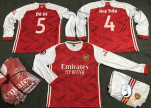 ÁO ARSENAL TAY DÀI 2020 IN CHO KHÁCH