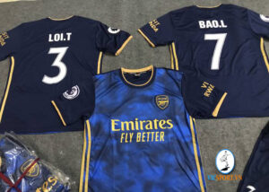 ÁO ARSENAL XANH IN CHO KHÁCH