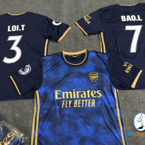 ÁO ARSENAL XANH IN CHO KHÁCH