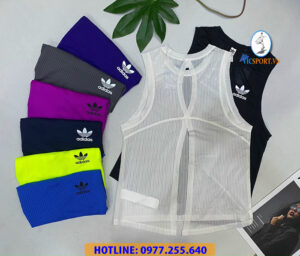 ÁO TANK TOP ADIDAS XẺ SAU