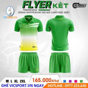 ÁO BÓNG CHUYỀN FLYER XANH KÉT