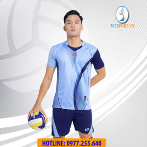 ÁO BÓNG CHUYỀN NAM ZENTIGA MÀU XANH BIỂN