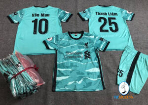 ÁO LIVERPOOL XANH NGỌC IN CHO KHÁCH