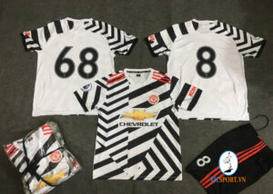 ÁO MANCHESTER UNITED TRẮNG IN CHO KHÁCH