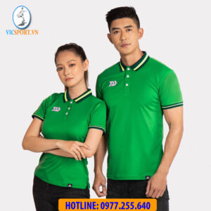 ÁO POLO NAM MODERN 2 MÀU XANH LÁ