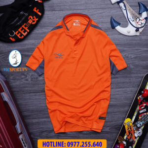 Áo thể thao polo di chuyển Keepfly Noblel màu cam