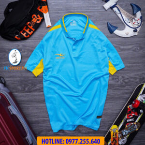 Áo thể thao polo di chuyển Keepfly Noblel màu xanh biển