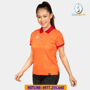ÁO POLO NỮ MODERN 2 MÀU CAM