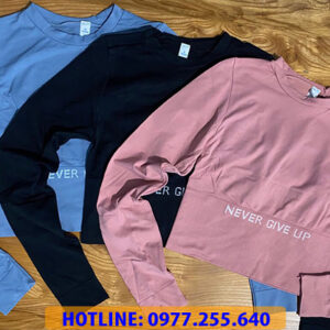 CROPTOP DỆT TAY DÀI 3 MÀU