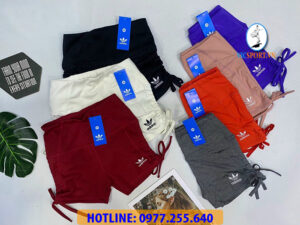 QUẦN ĐÙI DÂY RÚT NỮ ADIDAS CỰC ĐẸP