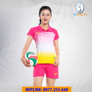 ÁO BÓNG CHUYỀN NỮ FLYER MÀU HỒNG