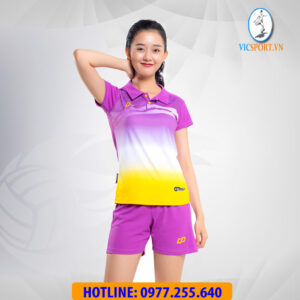 ÁO BÓNG CHUYỀN NỮ FLYER MÀU TÍM