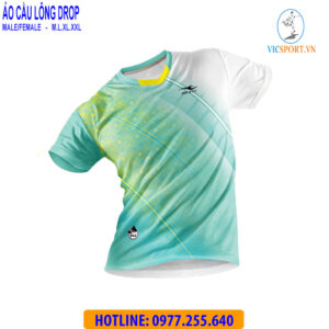 ÁO CẦU LÔNG NAM NỮ SMASH XANH NGỌC