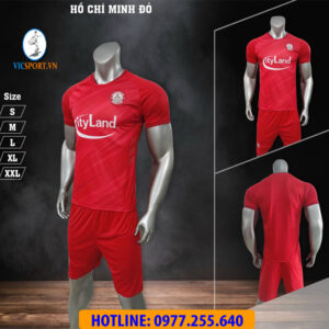 ÁO ĐÁ BANH CLB TPHCM 2021 ĐỎ