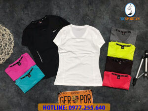 ÁO THUN NỮ NIKE GẠCH HÔNG