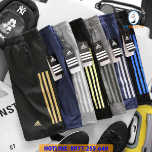 SHORT ADIDAS NAM 3 SỌC LỬNG