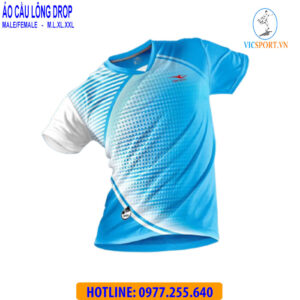 ÁO CẦU LÔNG NAM NỮ SMASH XANH BIỂN
