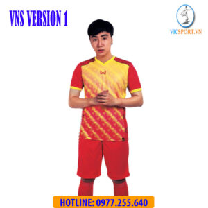 ÁO ĐÁ BANH VNS VERSION 1 MÀU ĐỎ
