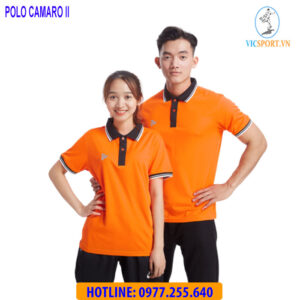 ÁO POLO DI CHUYỂN CAMARO 2 MÀU CAM