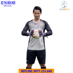 ÁO THỦ MÔN IKER MÀU XÁM