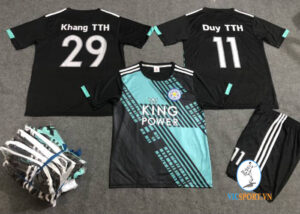 ÁO LEICESTER XANH LÝ 2021-2022 IN CHO KHÁCH