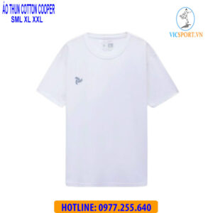 ÁO THUN COTTON COOPIE MÀU TRẮNG
