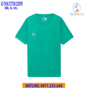 ÁO THUN COTTON COOPIE MÀU XANH LÝ